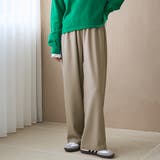 BEIGE | とろさらイージーワイドパンツ【インフルエンサー紹介アイテム】（WEB限定サイズあ… | coen【women】