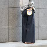 BLACK | 【WEB限定】Dickies(ディッキーズ)コットンダンプワイドパンツ | coen【women】