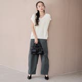 ポリツイルコクーンパンツ | coen【women】 | 詳細画像12 