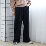 フェレットライクベロアイージーワイドパンツ | coen【women】 | 詳細画像2 