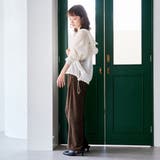 フェレットライクベロアイージーワイドパンツ | coen【women】 | 詳細画像27 