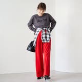 フェレットライクベロアイージーワイドパンツ | coen【women】 | 詳細画像33 