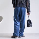 フェレットライクベロアイージーワイドパンツ | coen【women】 | 詳細画像36 