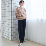 フェレットライクベロアイージーワイドパンツ | coen【women】 | 詳細画像4 