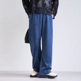 ROYAL | フェレットライクベロアイージーワイドパンツ | coen【women】