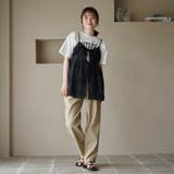 【定番】イージービューティーテーパードパンツ（WEB限定サイズ） | coen【women】 | 詳細画像18 