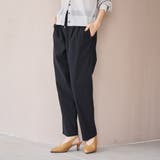 【定番】イージービューティーテーパードパンツ（WEB限定サイズ） | coen【women】 | 詳細画像2 