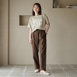 【定番】イージービューティーテーパードパンツ（WEB限定サイズ） | coen【women】 | 詳細画像21 