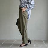 【定番】イージービューティーテーパードパンツ（WEB限定サイズ） | coen【women】 | 詳細画像25 