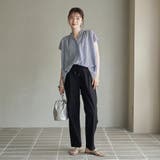 【定番】イージービューティーテーパードパンツ（WEB限定サイズ） | coen【women】 | 詳細画像7 