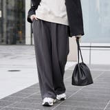 DK.GRAY | 【定番・新色登場】イージービューティーワイドパンツ（WEB限定サイズ） | coen【women】