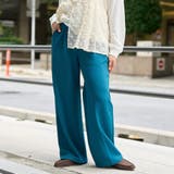 TURQUOISE | 【定番・新色登場】イージービューティーワイドパンツ（WEB限定サイズ） | coen【women】