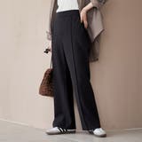 BLACK | イージービューティーカットフレアパンツ（WEB限定サイズ） | coen【women】