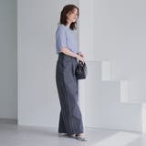サイドライン タックワイドデニムパンツ | coen【women】 | 詳細画像10