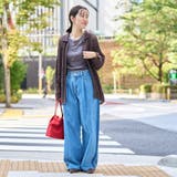 サイドライン タックワイドデニムパンツ | coen【women】 | 詳細画像13