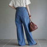 サイドライン タックワイドデニムパンツ | coen【women】 | 詳細画像17