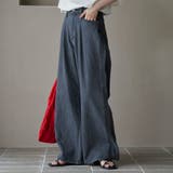 サイドライン タックワイドデニムパンツ | coen【women】 | 詳細画像2