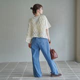 サイドライン タックワイドデニムパンツ | coen【women】 | 詳細画像21