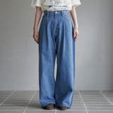 サイドライン タックワイドデニムパンツ | coen【women】 | 詳細画像22