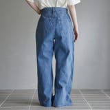 サイドライン タックワイドデニムパンツ | coen【women】 | 詳細画像24