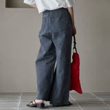 サイドライン タックワイドデニムパンツ | coen【women】 | 詳細画像3