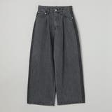 サイドライン タックワイドデニムパンツ | coen【women】 | 詳細画像37