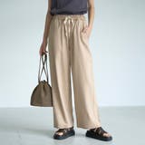 【新色 WEB限定カラーあり】コットンレーヨンデニムワイドパンツ(インフルエンサ… | coen【women】 | 詳細画像12
