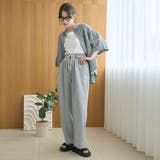 【新色 WEB限定カラーあり】コットンレーヨンデニムワイドパンツ(インフルエンサ… | coen【women】 | 詳細画像2