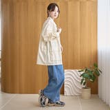 【新色 WEB限定カラーあり】コットンレーヨンデニムワイドパンツ(インフルエンサ… | coen【women】 | 詳細画像21