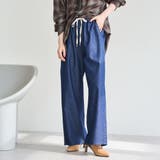 【新色 WEB限定カラーあり】コットンレーヨンデニムワイドパンツ(インフルエンサ… | coen【women】 | 詳細画像29