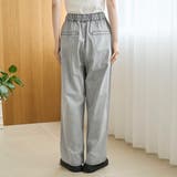 【新色 WEB限定カラーあり】コットンレーヨンデニムワイドパンツ(インフルエンサ… | coen【women】 | 詳細画像36
