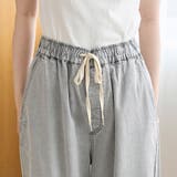 【新色 WEB限定カラーあり】コットンレーヨンデニムワイドパンツ(インフルエンサ… | coen【women】 | 詳細画像37