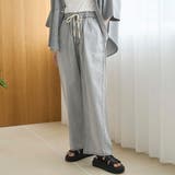 【新色 WEB限定カラーあり】コットンレーヨンデニムワイドパンツ(インフルエンサ… | coen【women】 | 詳細画像4