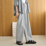 【新色 WEB限定カラーあり】コットンレーヨンデニムワイドパンツ(インフルエンサ… | coen【women】 | 詳細画像5