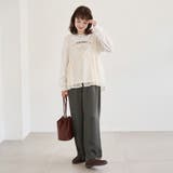 サテンイージーパンツ | coen【women】 | 詳細画像11 