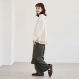 サテンイージーパンツ | coen【women】 | 詳細画像12 