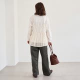 サテンイージーパンツ | coen【women】 | 詳細画像13 