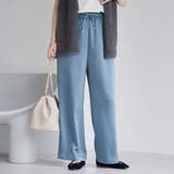 サテンイージーパンツ | coen【women】 | 詳細画像14 