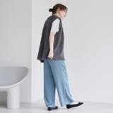 サテンイージーパンツ | coen【women】 | 詳細画像18 