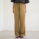 サテンイージーパンツ | coen【women】 | 詳細画像20 