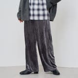 DK.GRAY | 楊柳ベロアイージーパンツ | coen【women】