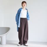 裏毛イージーカーブパンツ | coen【women】 | 詳細画像22 