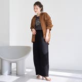 裏毛イージーカーブパンツ | coen【women】 | 詳細画像5 