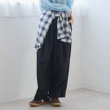 BLACK | TRイージーカーブパンツ | coen【women】