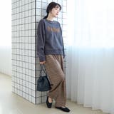 【定番】イージービューティーチェックワイドパンツ（WEB限定サイズあり） | coen【women】 | 詳細画像12 