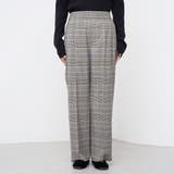 【定番】イージービューティーチェックワイドパンツ（WEB限定サイズあり） | coen【women】 | 詳細画像18 