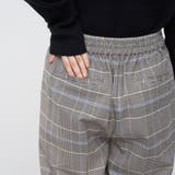 【定番】イージービューティーチェックワイドパンツ（WEB限定サイズあり） | coen【women】 | 詳細画像23 