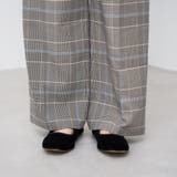 【定番】イージービューティーチェックワイドパンツ（WEB限定サイズあり） | coen【women】 | 詳細画像24 