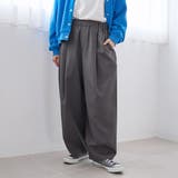 ウールライク裏起毛イージーカーブパンツ | coen【women】 | 詳細画像1 