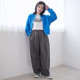 ウールライク裏起毛イージーカーブパンツ | coen【women】 | 詳細画像10 